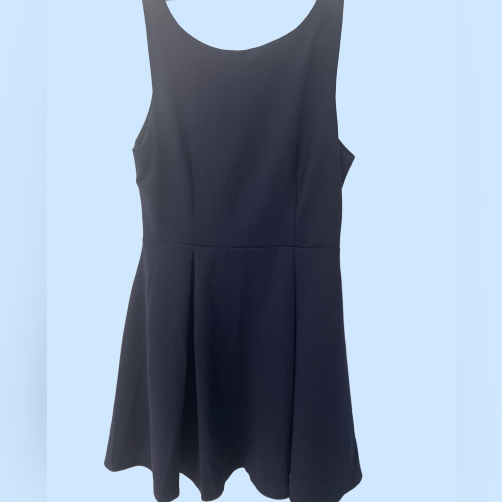 Elegant Navy Blue Dress